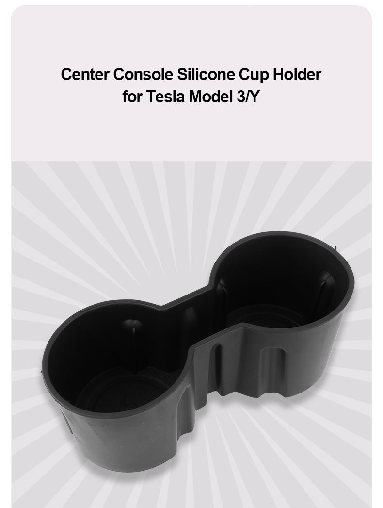 Silicone Cup Holder for Tesla Model 3/Y - Perfect Fit and Non-Slip –  TESLAUNCH