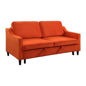 Velvet Convertible Studio Sofa - Caravana Furniture HACLB SITE