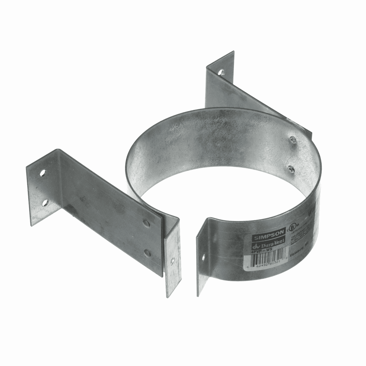 3" Simpson Pellet Vent PRO, Wall Strap, 3PVP-WS-AMP