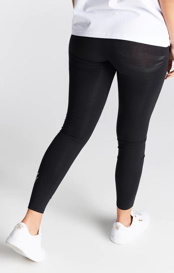 Black Essential Tape Legging