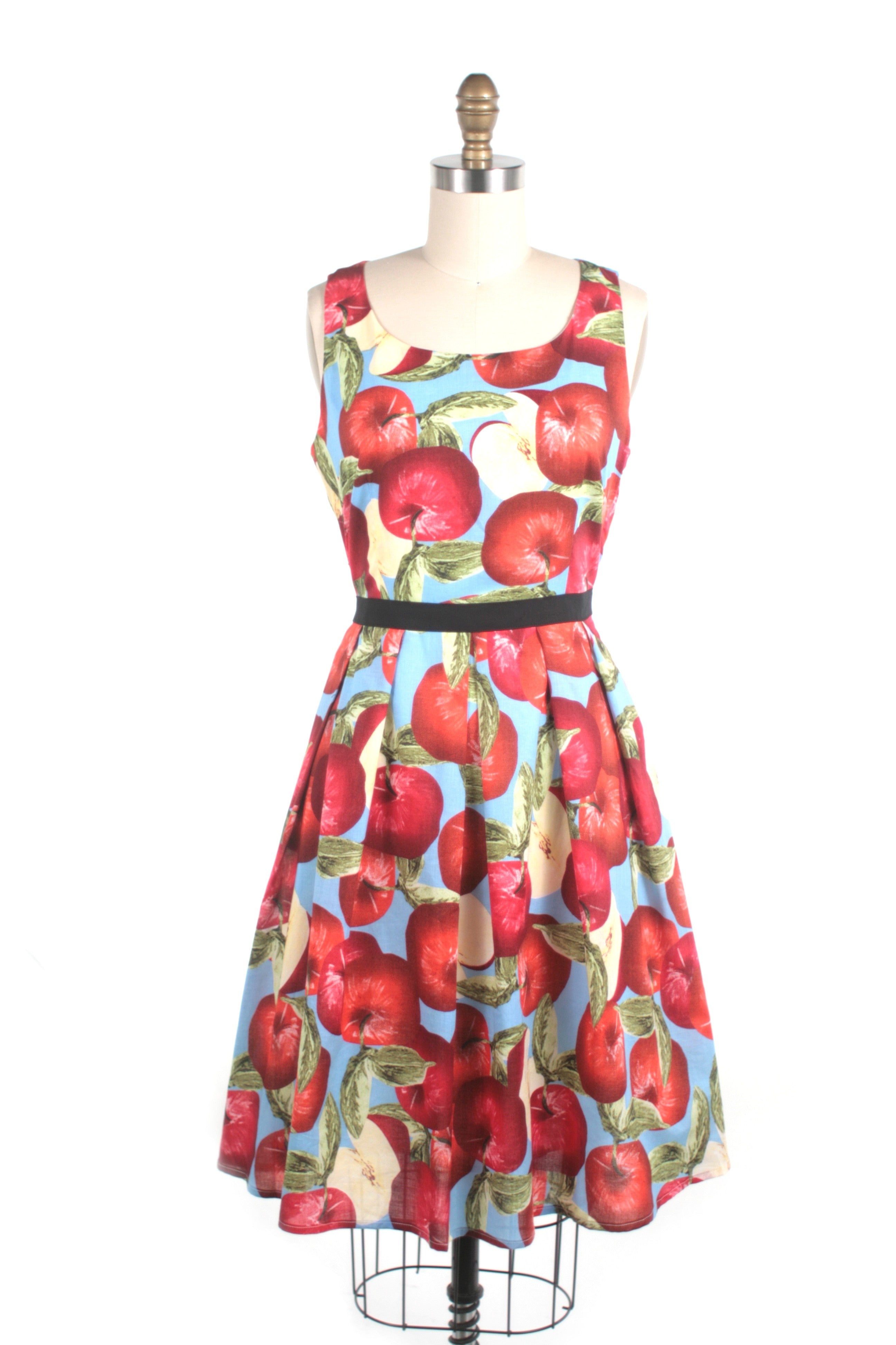 apple red color dresses