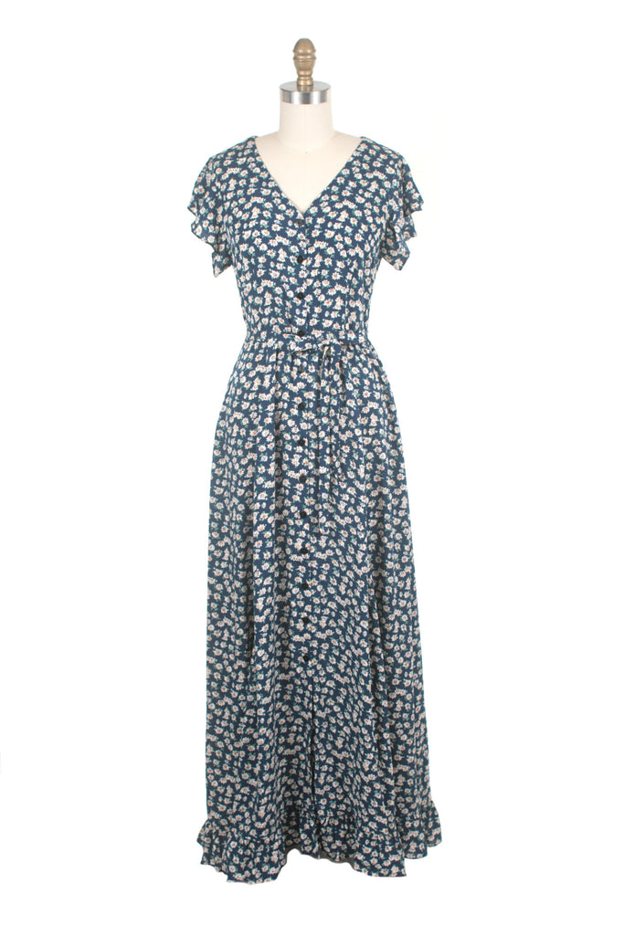 Everlove Flower Dress in Blue/White - last size XS! – Frock Shop