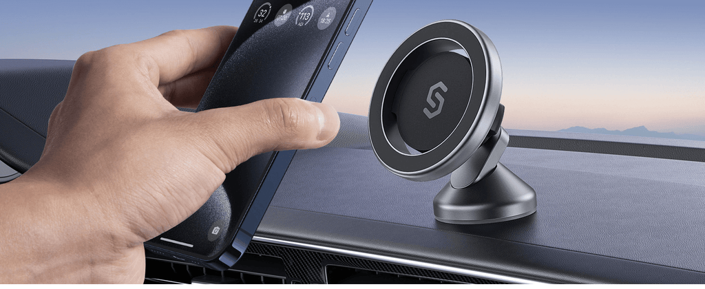 Magnetic Phone Holder for Car - 360° Rotation Strong Magnet