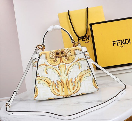 Fendi x Versace Fendace Black Mini Peekaboo – Luxxe