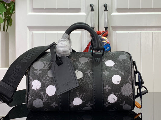 LV x YK Keepall 25 Monogram Eclipse - Men - Travel