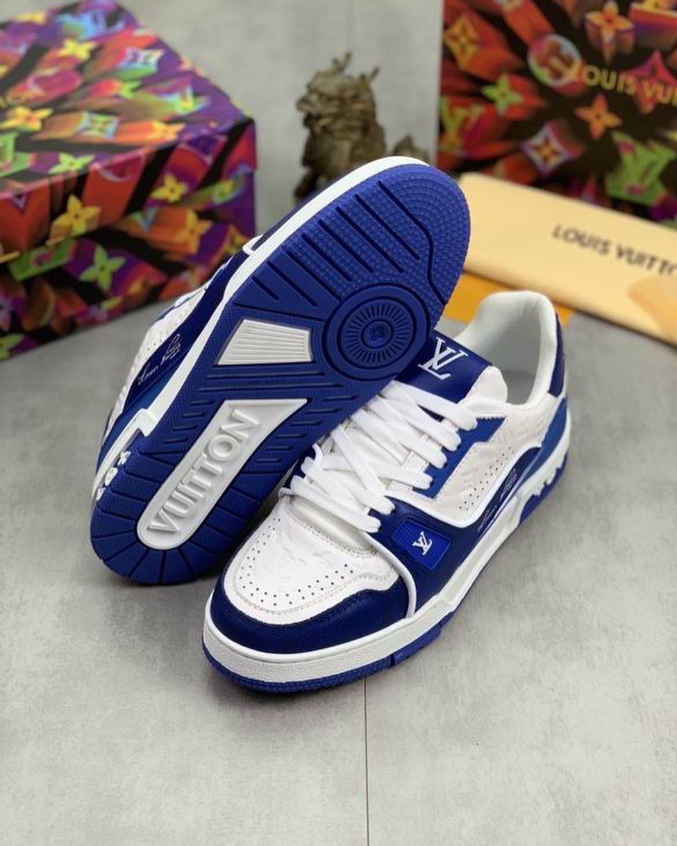 Louis Vuitton Blue Sneakers