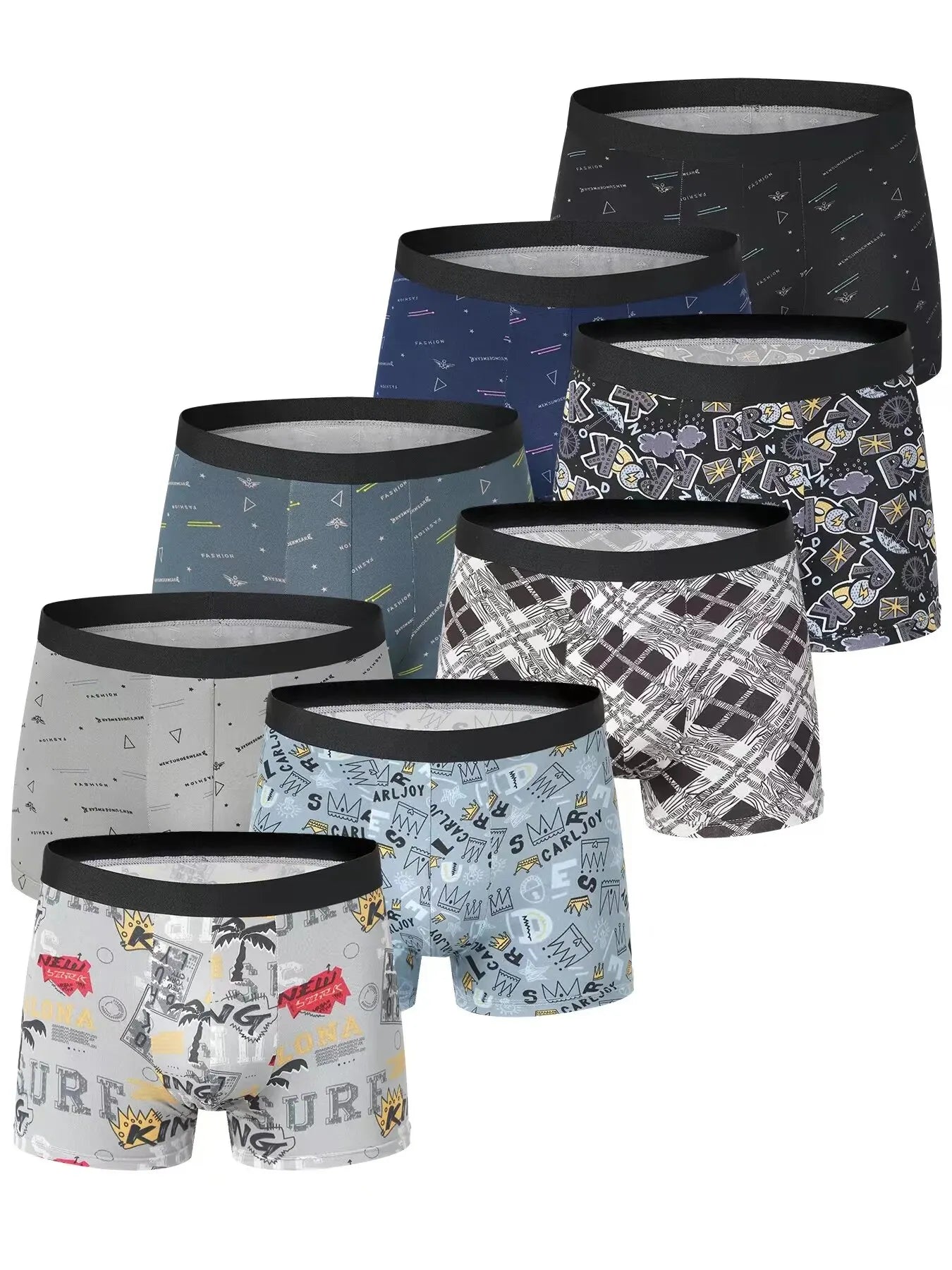 4 Pack Basic Euro Trunks