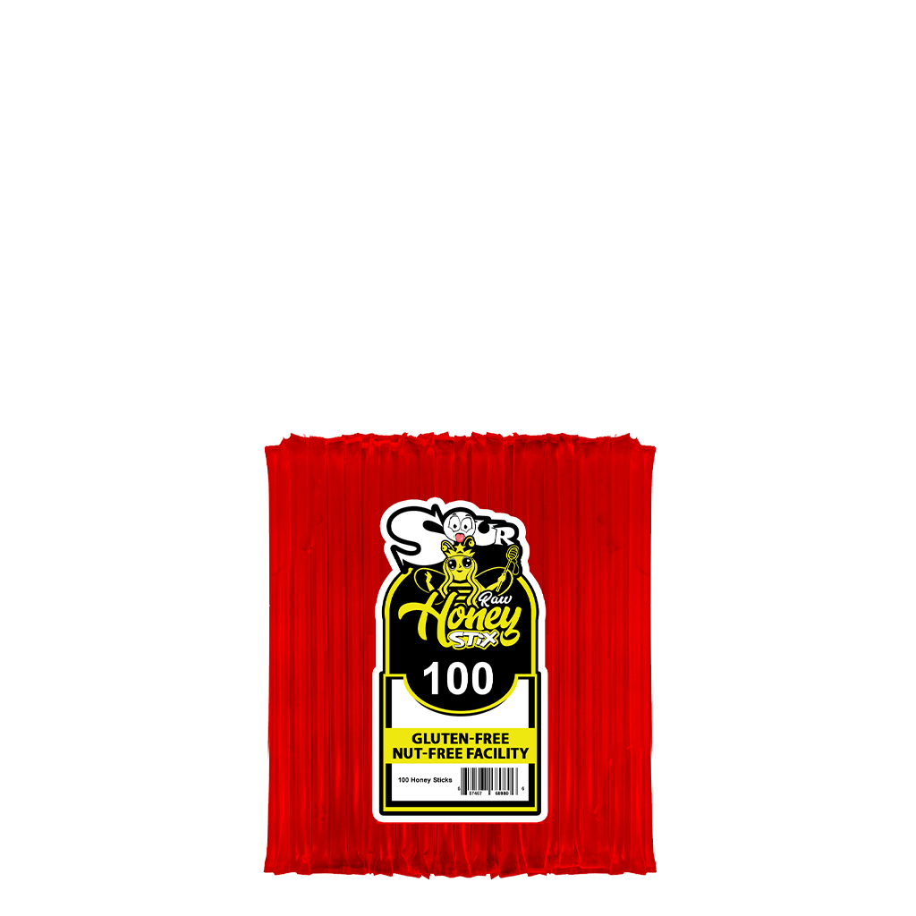 100 Sour Cherry Honey Stix