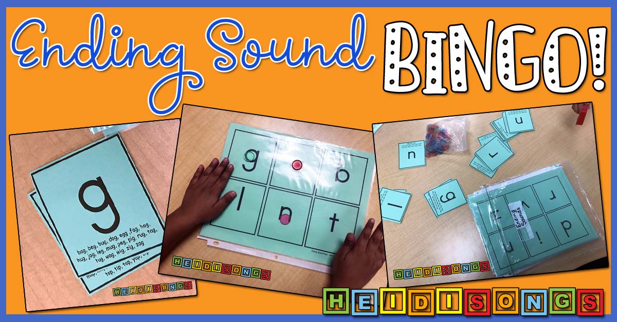 Sound bingo for kids