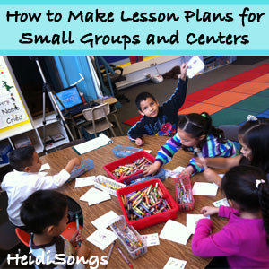 How to Make Lesson Plans for Small Groups