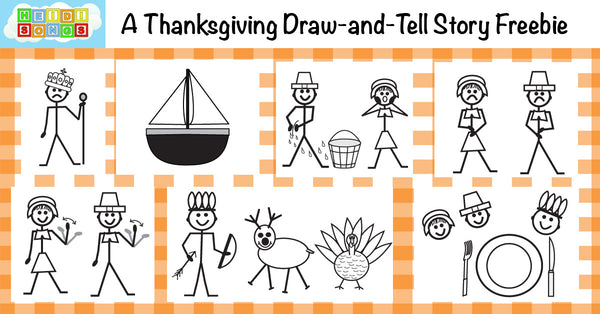 Thanksgiving Draw and Tell Story freebie