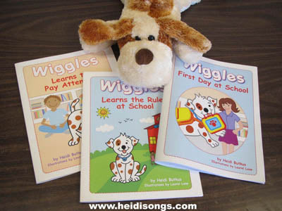 Wiggles Books and Puppet