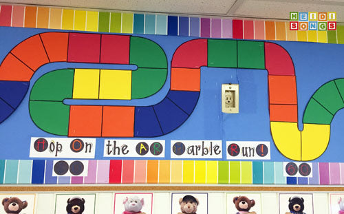 Marble Run Progress Bulletin Board