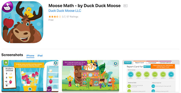 Moose Math App