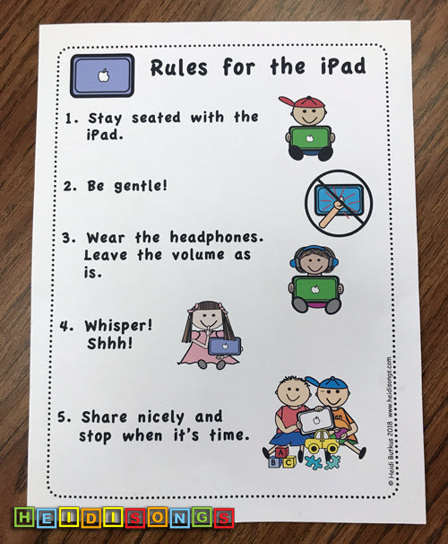 NEW iPad Rules