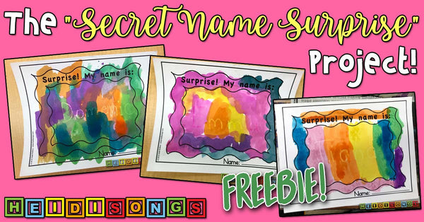 Secret Name Surprise Project FREEBIE