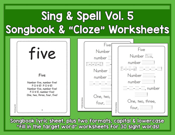 sight words 5 heidi songs