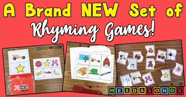 A Brand NEW Set of Rhyming Games!