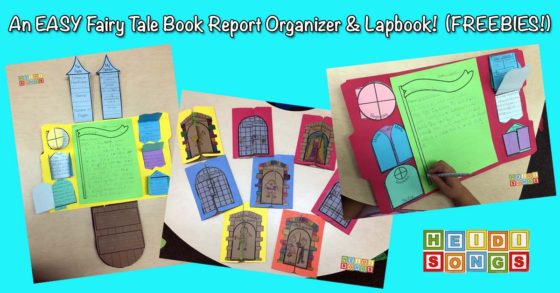 An Easy Fairy Tale Book Report Organizer & Lapbook!