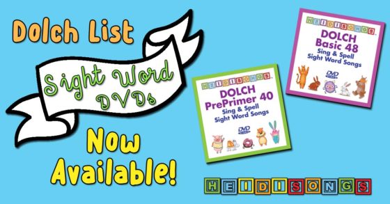  Dolch List Sight Word Videos Now Available!