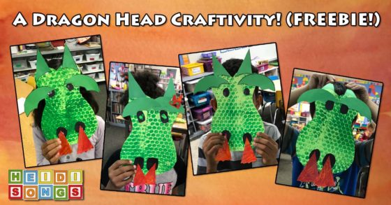 A Dragon Head Craftivity!