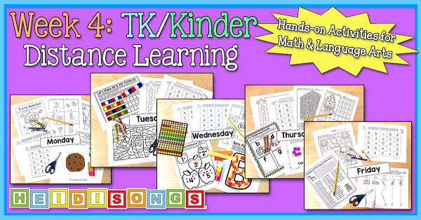 Week 4: TK Distance Learning Packets