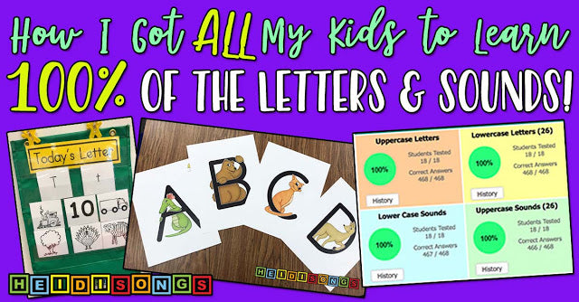 How I Got All My Kids to Learn 100% of the Letters & Sounds