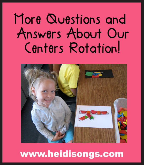 More Questions & Answers About Our Centers Rotation!