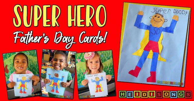 Super Hero Father’s Day Cards!