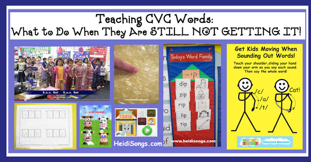 Teaching CVC Words: What to Do When They Are STILL NOT GETTING IT