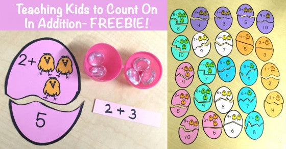 Teaching Kids to Count On in Addition