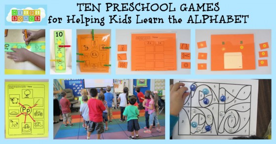 10 Preschool Learning Games: Alphabet Fun