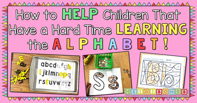 How to Help Children That Have a Hard Time Learning the Alphabet