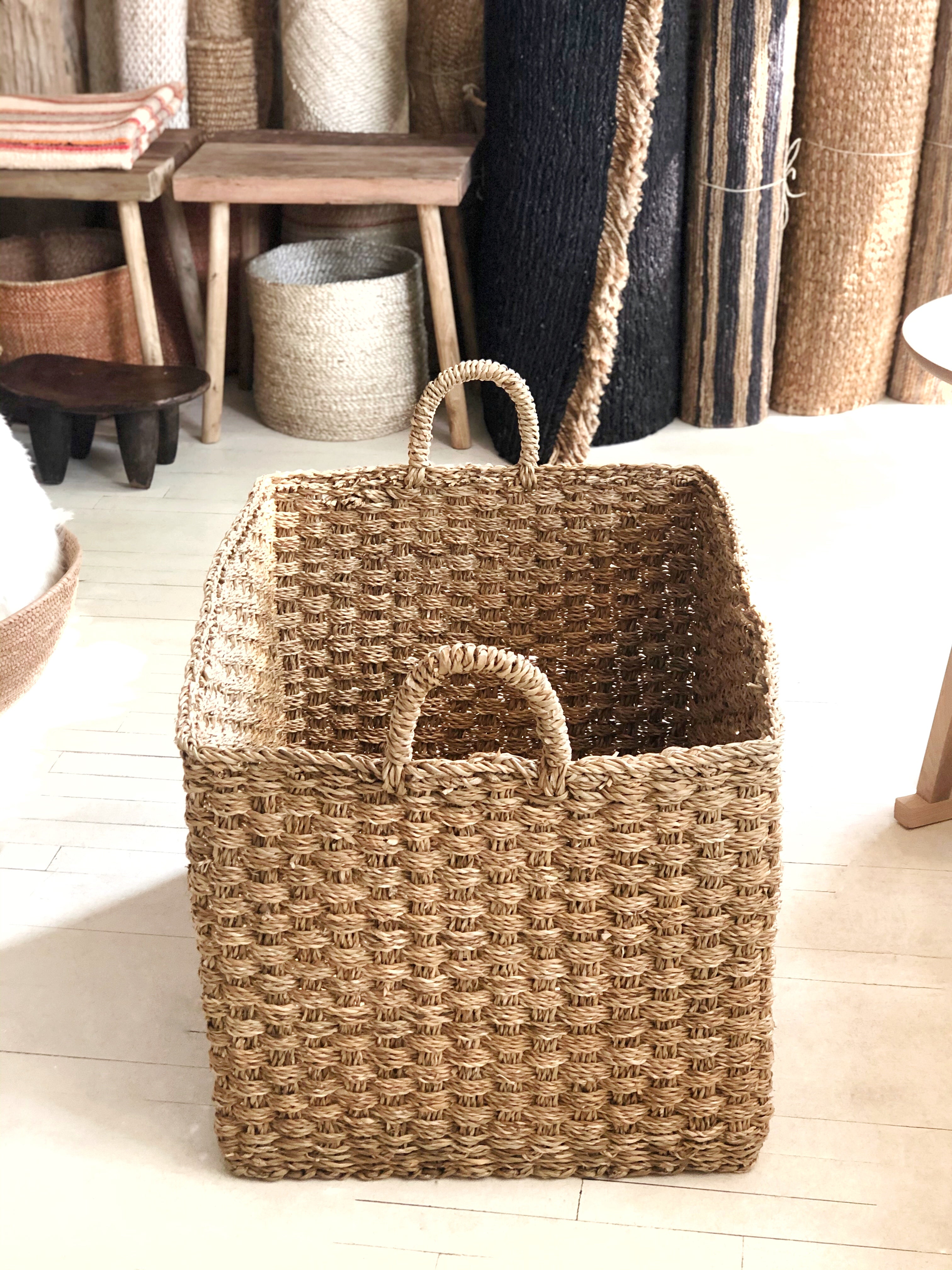 Handwoven Basket Rectangle XL