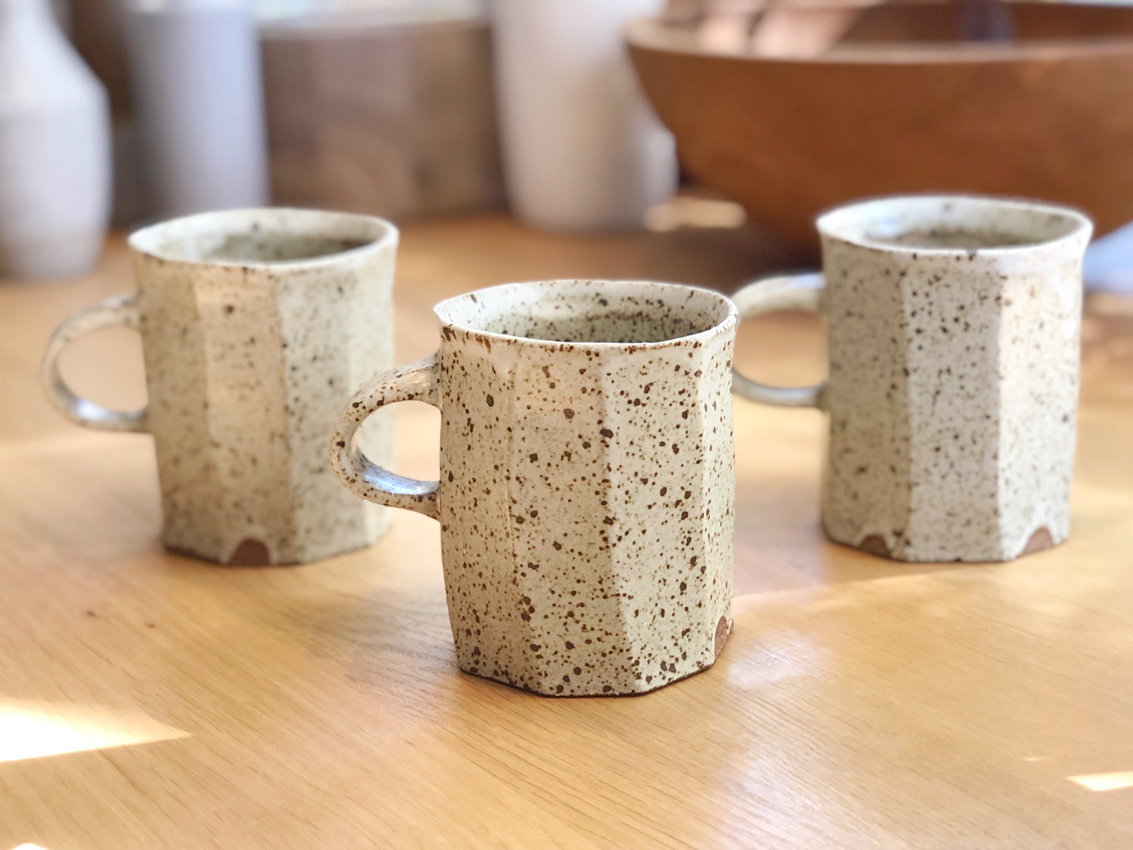 Ceramic Carved Mug