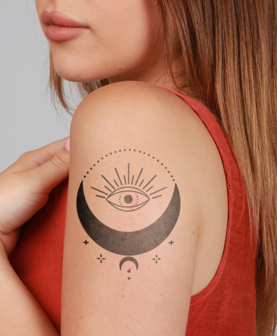 Oeil de protection pour Zoë Kravitz – The Flash Tattoo