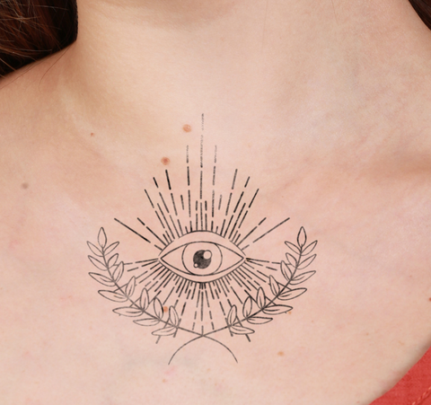 Oeil de protection pour Zoë Kravitz – The Flash Tattoo