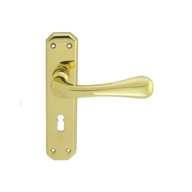 Carlisle Brass 800 Lock/Latch/Keyhole Door Handle - Brass/Bronze