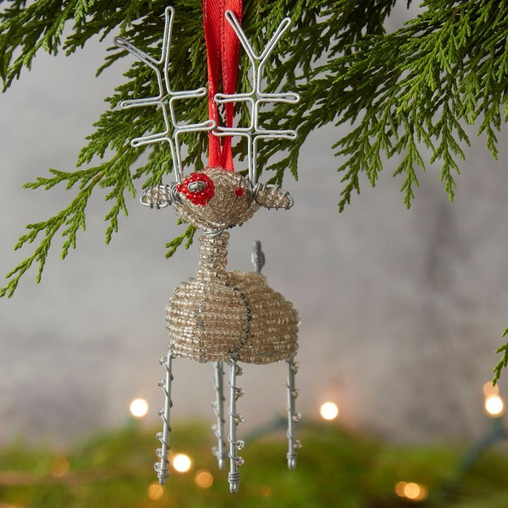 Maasai Beads Tall Decorative Tabletop Christmas Tree – Artisan Variety