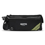 KisMa Reflective Running Fanny Pack and Sport Waist Pack with Zippered Pocket, Lightweight, Water-Resistant, and Breathable