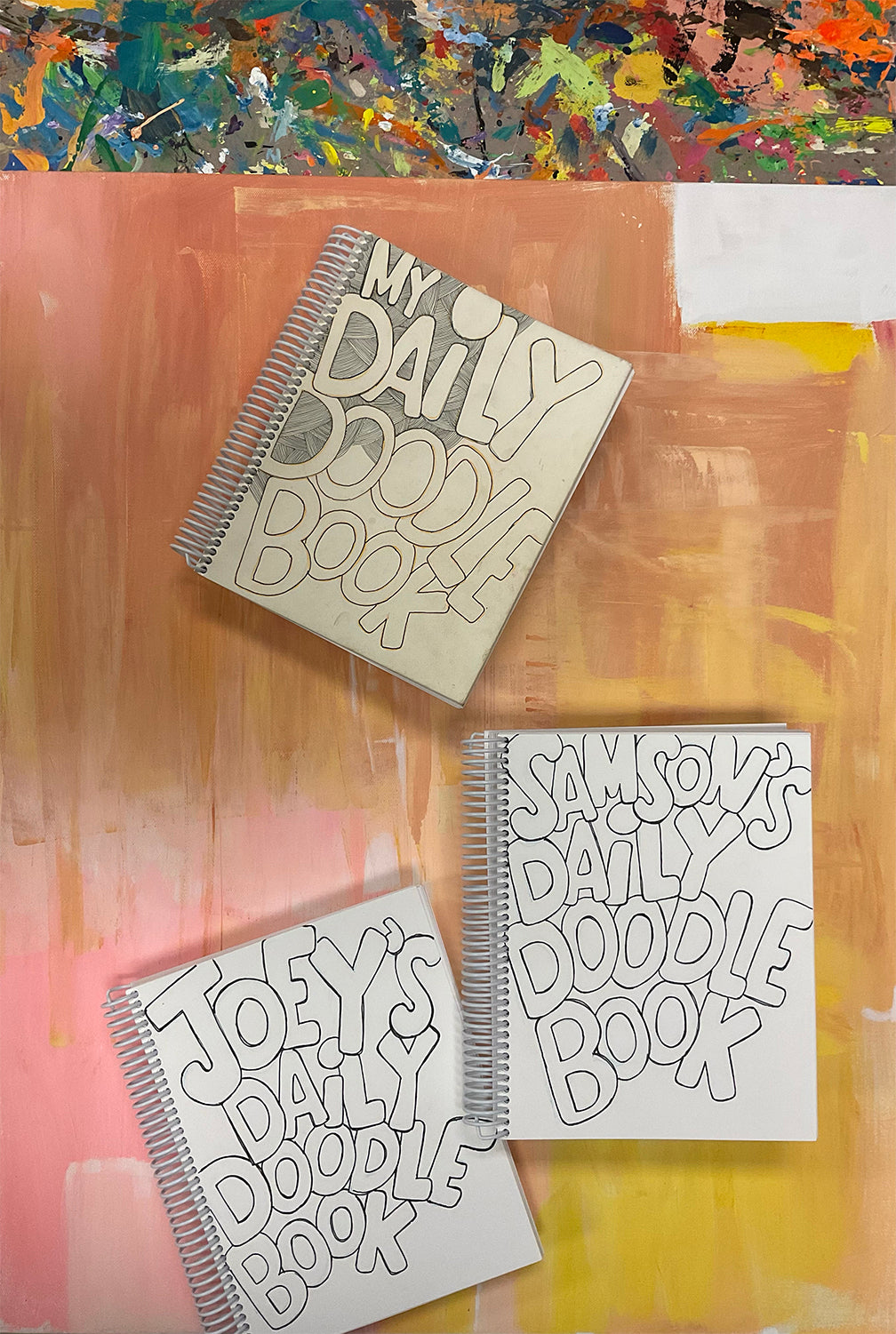 My Daily Doodle Book, personalized Doodle book