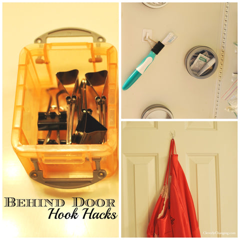 Behind the door hook hacks - Cleverly Changing