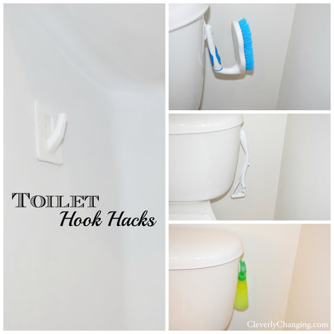 Toilet hook hacks - Cleverly Changing