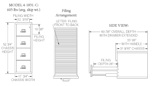 4-1831-C Vertical File