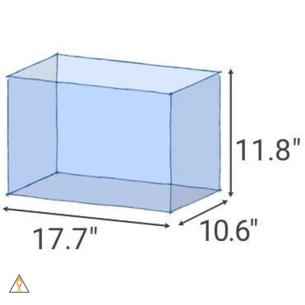 ADA 45-P (9.6 GAL) Rimless Low-Iron Cube Garden Aquarium - Aqua Design Amano