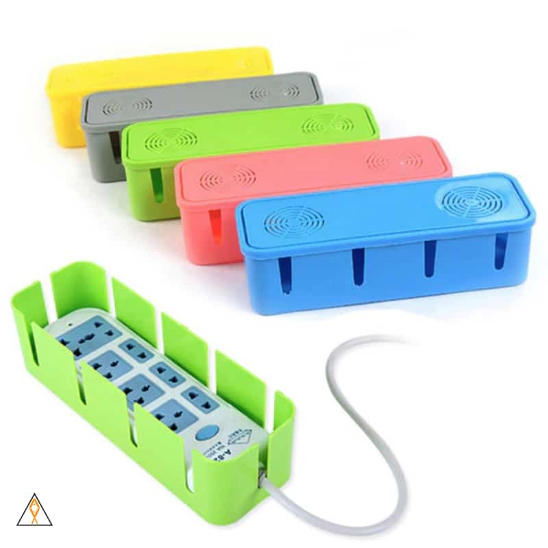 Data Cable Storage Box For Plug In Boards Cord Hider Box For