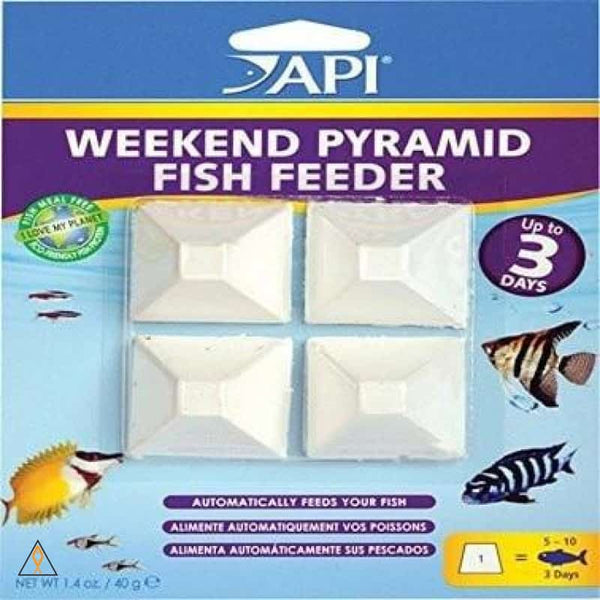 weekend pyramid fish feeder