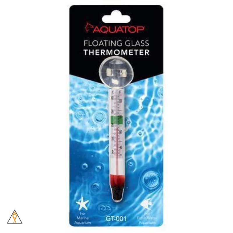 Glass Hang-On Thermometer, Fahrenheit - Hydra Aquatics