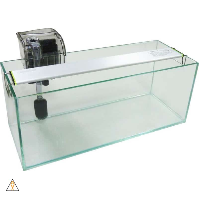 Serene (3 GAL) 45º Low-Iron Rimless Aquarium - Hydra Aquarium