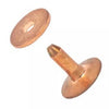 Rivet and burr for fastening and attaching leather in leathercraft projects